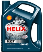 SHELL HELIX HX7 10W-40 4л